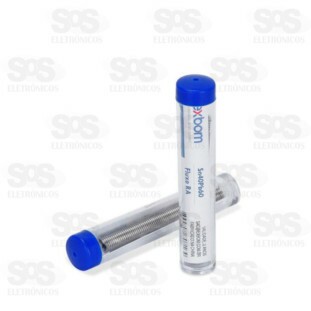 Estanho em Fio Carretel 1.2mm Com 10g Exbom EF40-P10M12