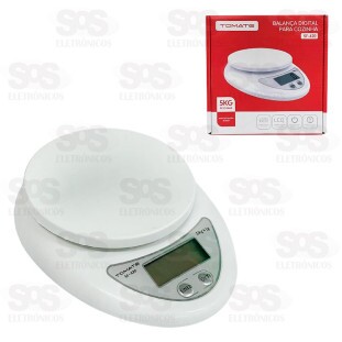 Balança Digital Com Bandeja Até 5Kg Tomate SF-420