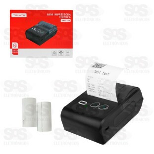 Mini Impressora Térmica Sem Fio 58MM Tomate MTI-773