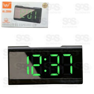 Relógio Digital LED Despertador Espelhado Altomex AL-2993