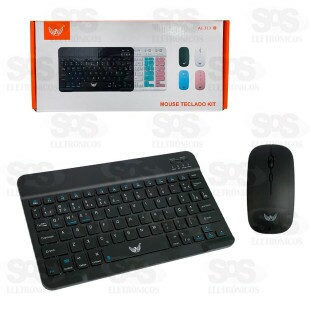 Kit Teclado Slim e Mouse Bluetooth Altomex AL-313 D