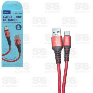 Cabo De Dados 3.4A Type C 1 Metro Basik CBO-7509