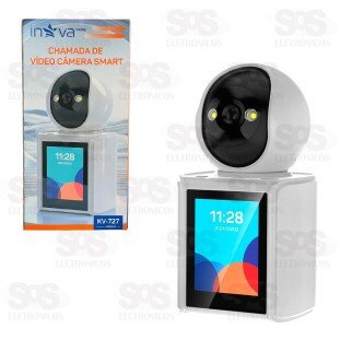 Câmera De Segurança Inteligente Com Tela Inova Prime KV-727