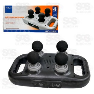 Massageador Muscular 4 Cabeças Recarregável Inova JMQ-12812