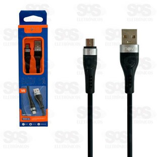 Cabo De Dados Micro USB V8 6A 1 Metro  Inova CBO-12452