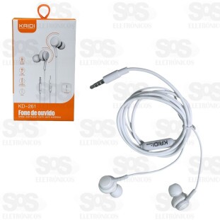 Fone Auricular Com Microfone Auxiliar Kaidi KD-261