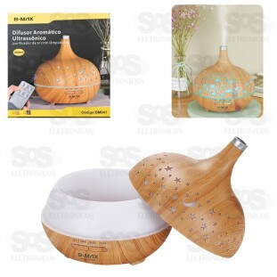 Difusor Aromático Ultrassônico 400ml B-Max BM041