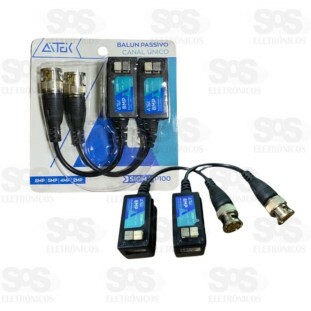 Conector Balun Canal Único UTP Passivo Aitek Sigma P100