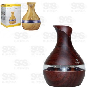 Difusor Umidificador De Ar Com LED Colorido 300ml B-Max BM033