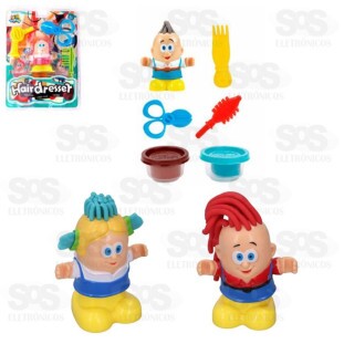 Conjunto Cabeleireiro De Massinha Com forminha Toy King 7228