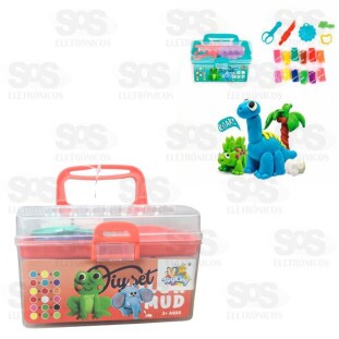 Maletinha De Massinha Com forminha Toy King 7230