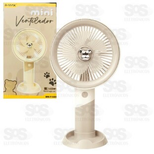 Mini Ventilador Recarregável B-Max BM-F1085