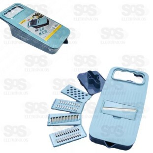 Ralador e Fatiador De Legumes 5 Em 1 B-Max A21