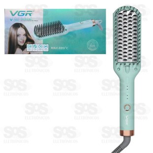 Escova Alisadora Com Painel Bivolt Voyager V-592