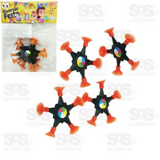 Estrela Ninja Com Ventosa 4 Unidades Pica-Pau 542