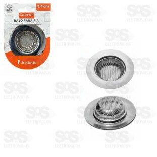 Ralo De Aço Inox Para Pia 5,4cm Caerus CRS-2845