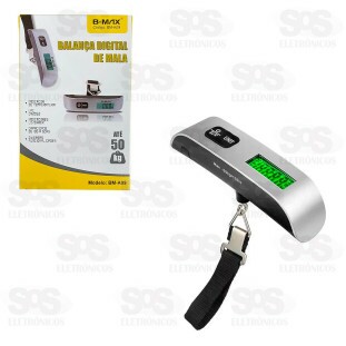 Balança Digital De Mala Capacidade Até 50Kg B-Max BM-A09