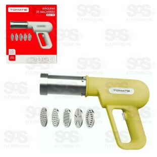 Máquina de Macarrão Sem Fio Com 5 Moldes Tomate MAZ-109