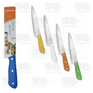 Faca de Cozinha Em Aço Inox 8 Polegadas Caerus CRS-2930