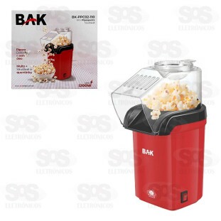 Mini Pipoqueira Saudável 1200W/127V Bak BK-PPC02-110