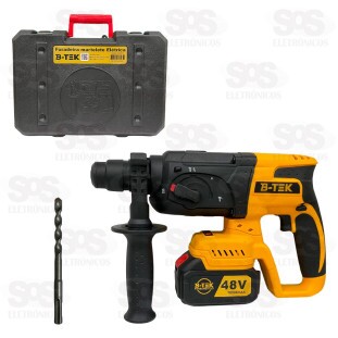 Furadeira Martelete Elétrica Recarregável B-Tek BT-DZ45