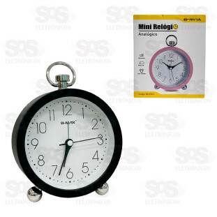 Relógio Analógico Com Despertador B-Max BM-R812