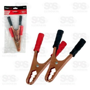 Garra Jacaré Para Cabo De Bateria 500A TroyaTools TRY-0018