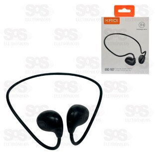 Fone De Ouvido Sem Fio Esportivo Condução Óssea Bluetooth Kaidi KD-907
