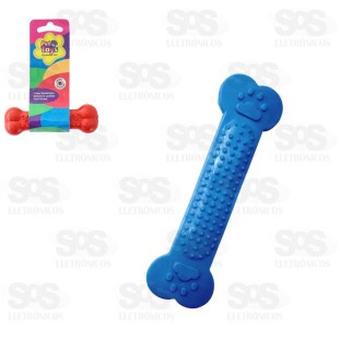 Ossinho Maciço Com Cravinho 9cm Cores Variadas Pet Toys 2633
