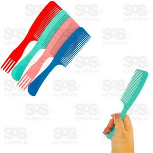 Kit com 02 Pentes Para Cabelo Cores Variadas Plasmarc 162