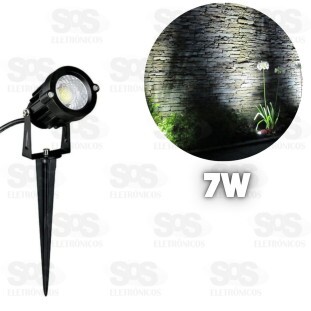Espeto De Jardim Led 7W Branco Frio Maxbom 6089-13