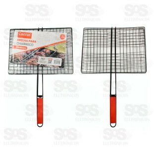 Grelha Para Churrasco 40x30CM Caerus CRS-2318