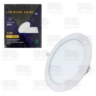 Painel Redondo Embutir LED Branco 15W XLS 40015-19