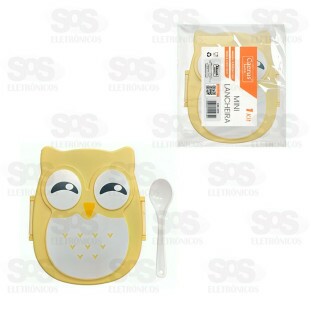 Marmita Lancheira Infantil Com Colher Caerus CRS-2273