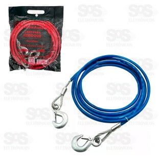 Cabo Para Reboque 4 Metros 3000Kg TroyaTools TRY-0022