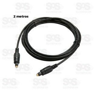 Cabo Óptico Para Áudio Digital 2 Metros Golden 8222