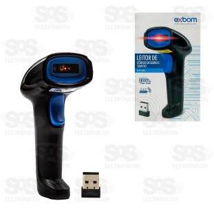 Leitor De Código De Barras Sem Fio Exbom LCB-S600A