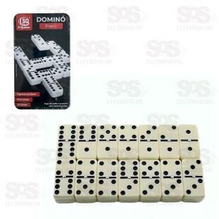 Dominó 28 Peças Lisas Clássico SQ-3443