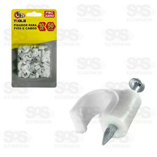 Fixador Para Cabos 50 Unidades 10MM FBG-3260