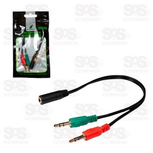 Cabo Adaptador Para Headset 20CM XC-ADP-21