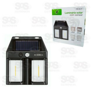 Luminária Solar LED Com Sensor X-Cell XC-LM-07