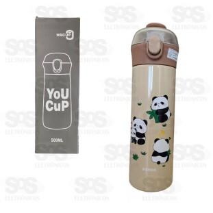 Garrafa Infantil Térmica 500ML Squeeze H-BW-1338
