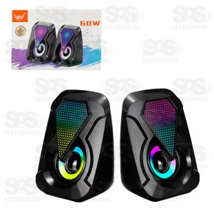 Caixa De Som Multimídia Com LED Altomex AL-1091