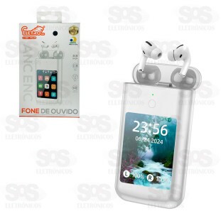Fone De Ouvido Bluetooth Com Painel Touch Eletromex J-60 Plus
