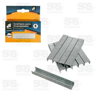 Grampos Para Grampeador 8MM 1000 Peças Barcelona BAR-314019-9