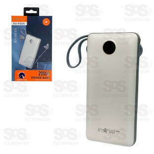 Carga Extra 20.000mAh 4 Interfaces Inova Prime KV-P204