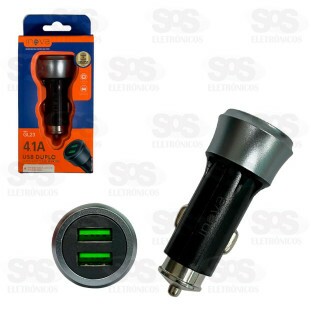 Carregador Veicular 4.1A Com 2 USB Inova GL23