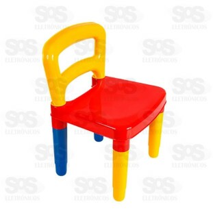 Cadeira Plástica Desmontável Infantil Colorida Poliplac 5849
