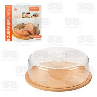 Boleira de Bambu 28x9CM Caerus CRS-2312