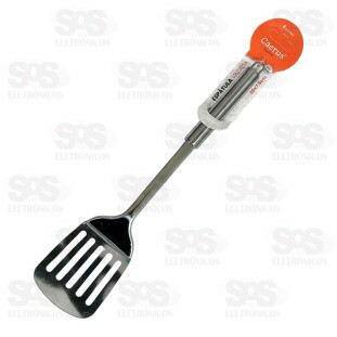 Espátula Vazada Aço Inox 35CM Caerus CRS-2759
